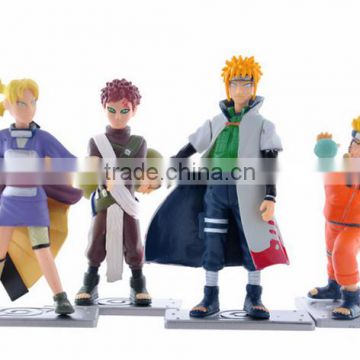 (SV-NR029) Cheap price action figures set of 4pcs, made in China hot selling PVC figure, Japanese anime figures collection toys