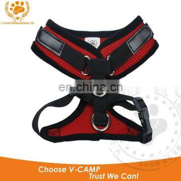 "My pet" mesh harness in red color