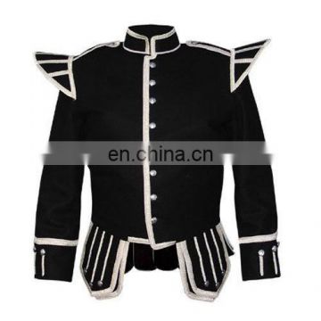 Black Drummer Military Piper Doublet Jacket