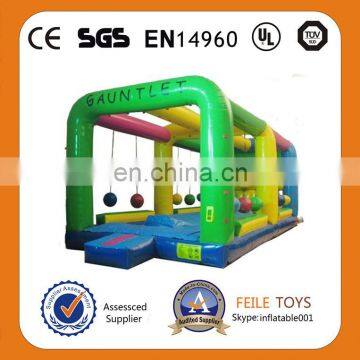 Funny Wrecking ball games, inflatable Wrecking ball obstacles course,inflatable games