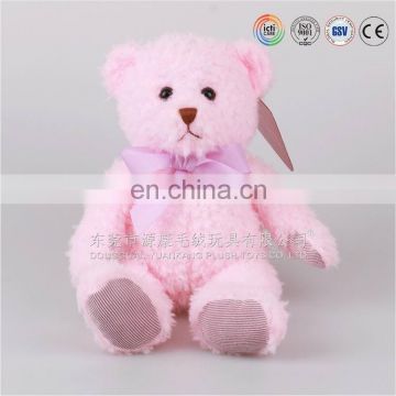 Chnia 15 years ICTI audits custom wholesale pink teddy bear plush toy