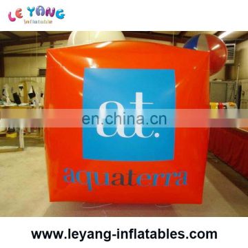 Fresh cube inflatable giant balloon/advertising huge helium balloon/0.18mm PVC balloon