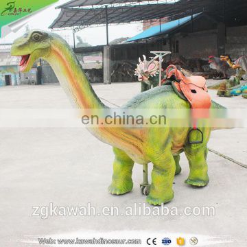 KAWAH Hot Sale Electric Dinosaur Scooter New Design Coin Operated Dinosaur Walking Kids Rides For Sale