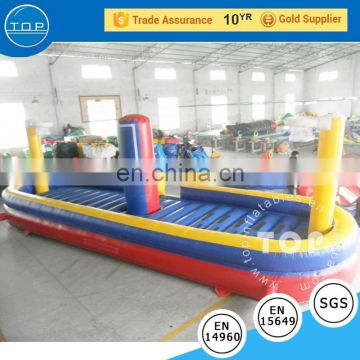 factory price race track interactive bungee run giant inflatable obstacle course for adults