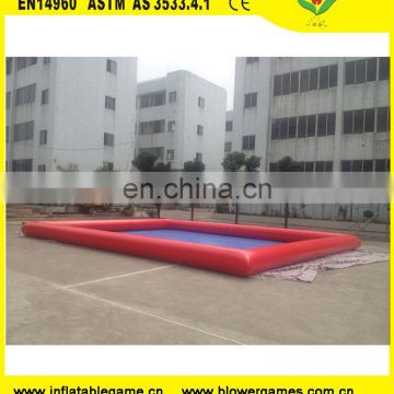 OEM manufacturer custom design big rectangular inflatable swimming pool