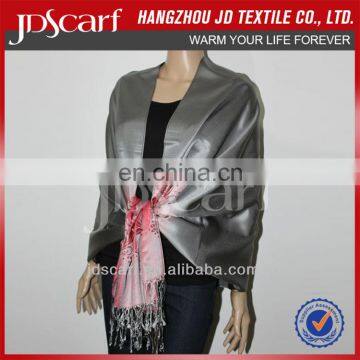 Quality Silk Fabrics for Scarves JDS-131# Elegant Luster and Soft Silk Fabric Scarves photo-2