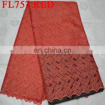 Latest Design Hot Selling Lace Fabric for Garment(FL757)high Quality/best Price/in Stock/popular/fashion/prompt Delivery photo-4