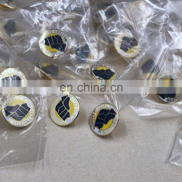 Custom Peach Order Enamel Pin Badges photo-5