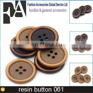 garment, bag, shoes 4-hole resin button