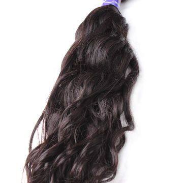 Natural Black Visibly Bold Brazilian Curly Human Hair Hand Chooseing