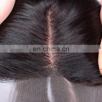 Brazilian hair in dubai raw temple virgin hair silk base closure