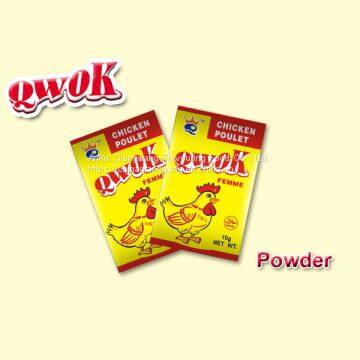 Qwok 10g chicken poulet seasoning powder bouillon powder