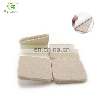 Sticky furniture leg protectors felt adhesive felt foot pads