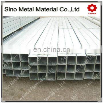 grade galvanized steel square tube