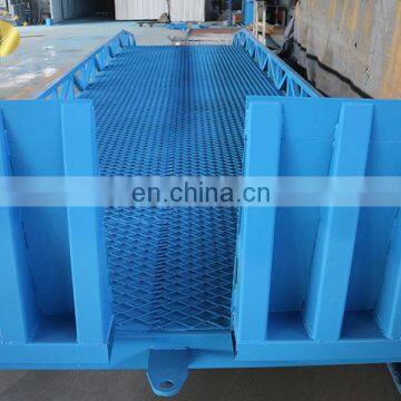 7LYQ Shandong SevenLift Portable Hydraulic Plastic Electric Container Unloading Truck Equipment Ramp