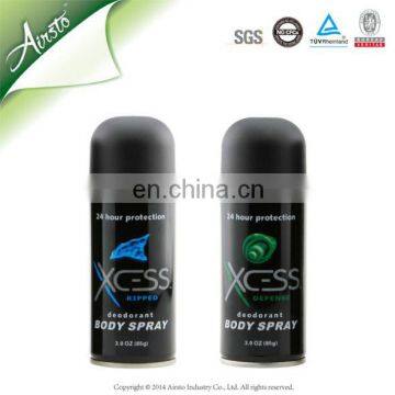 MSDS Certification Effective Black Deodorant Container
