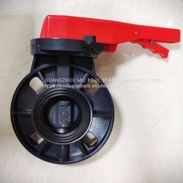 Swimming Pool wafer style handle butterfly valve, swimming pool valve