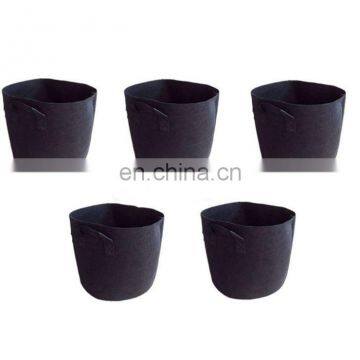 Felt Planter Grow Bag White and Black photo-2