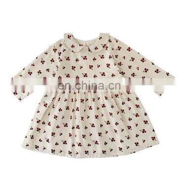 6557/Sweet cute hot sell new design baby girls dresses kids spring princess dress for little girl