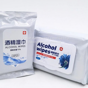 Ready Stock Disinfection 75% Alcohol Wipes Wet for Cleaning