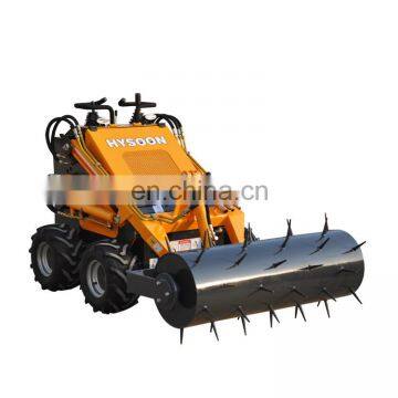 Walk Behind Skid Steer Loader Mini Loader Skid Steer With Lawn Aerator Attachments photo-2