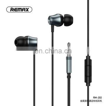Remax Rm-202 Innovative Sweatproof Wired Control Hands-free In-ear Headphone photo-5