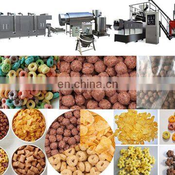 CE Small Scale Breakfast Cereal Machines Corn Flakes Plant Extruding Production Machinery photo-4