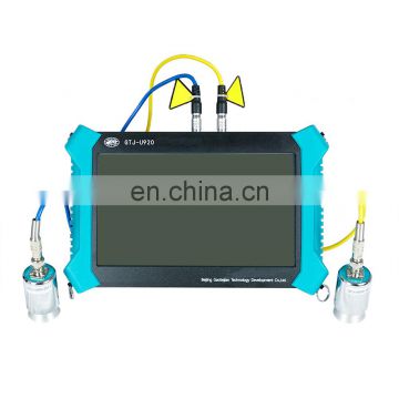 Ultrasonic pundit test for concrete sonic logging test