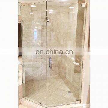 New Arrival Frameless Tempered Glass Square Shower Room