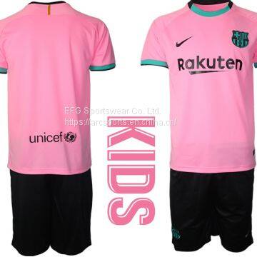 2020/21 Season Barcelona Kids 2nd Away Jersey&Shorts