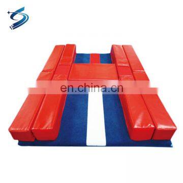 Inflatable Cartwheel Shaping Drill Tumble Track Hurdle Helper Mat for Gymnastics Cheer