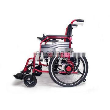 Medical equipment lightweight folding electric wheelchair for handicapped