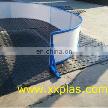 High Density Polyethylene Shooting Board / Mobile Ice Skating Plate / Ice Rink Hockey Dasher Board