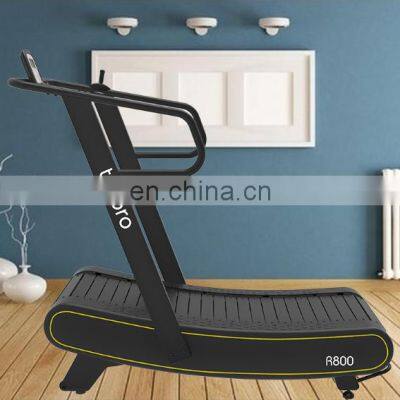 air runner curve treadmill gym equipment unpowered curved treadmill curved treadmill manual running  machine