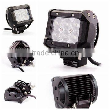 12V Car LED Head Lamp ,18W Led Work Light Bar