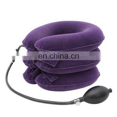 Inflatable Cervical Neck Traction Device Adjustable Neck Support tension reliever Stretcher Collar cervical vertebra tractor