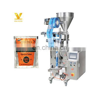 factory price snuff pouch packing machine for small bags hot selling