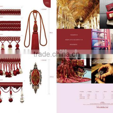 Margaret Style--Pomegranate red,curtain tassel fringe,wholesale tassels,tassel and fringe