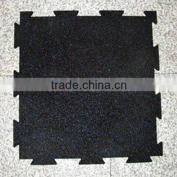 Interlocking Fitness Center Gym Rubber Flooring Tiles photo-3