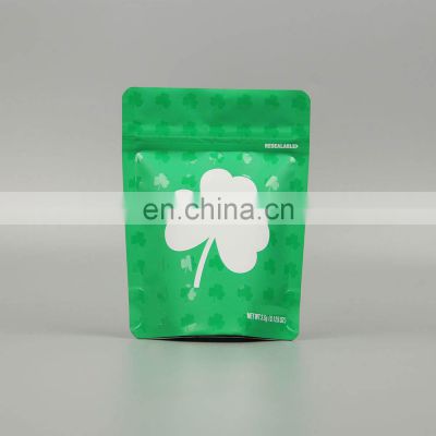 Smell Proof Mylar Eco Package Custom Organic Printed Edible Snack Pouch Packaging Bags Logo for Food