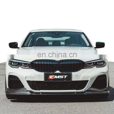 high quality CMST style carbon fiber body kit for BMW 3 series G20 front spoiler rear diffuser side skirts for BMW G20 facelift