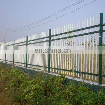 Best Quality China Supply Black Cheap Wrought Iron Fence Panels Zinc Steel Fence for Sale