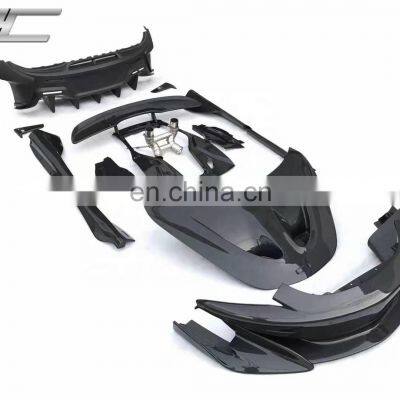 Auto Accessories Carbon Fiber Front Bumper Side Skirts Hood For McLaren 540C 570S Modify 600LT Style Body Kit