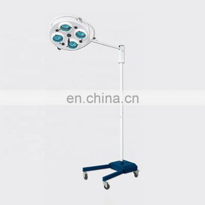 Mobile 4 Reflector Shadowless Halogen Light Surgical Operation Lamp for Surgery