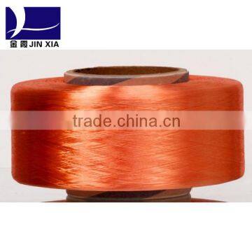 100% Polyester POY Dope Dyed Virgin Filament Yarn