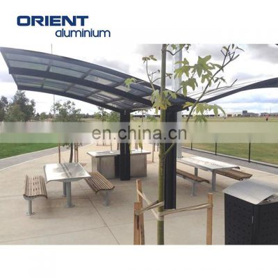 All aluminium polycarbonate canopy/garage carport designs