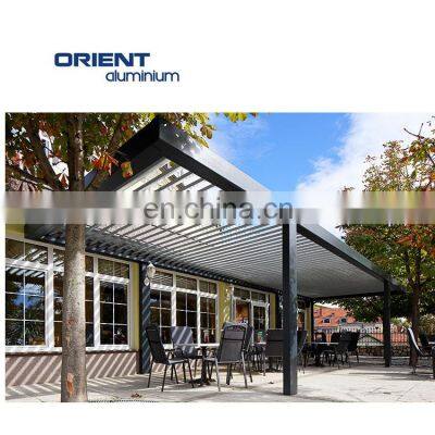 3*3M Factory wholesale Aluminum Pergola Remote Control Aluminium Louver Roof Pergola