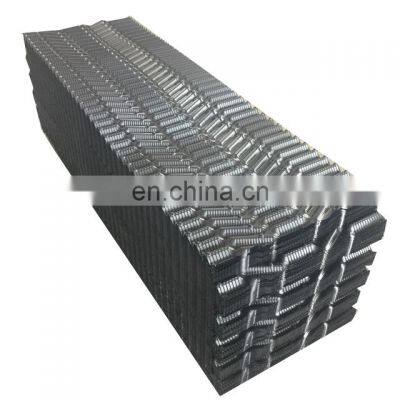 Black PVC fills packing Cooling Tower PVC Film fills Media for water cooling systems