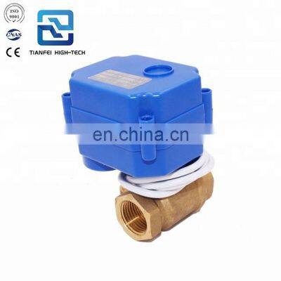 electric water valve CWX-15N CR02 3wires DC12V DN15BSP full bore brass both female 12v electric water valve