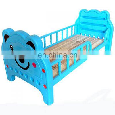 Plastic Wooden Cartoon Children Stackable Kindergarten Bed